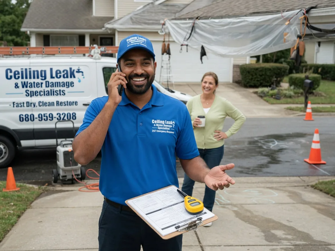 Ceiling Leak Cleanup Dallas, NC FAQs